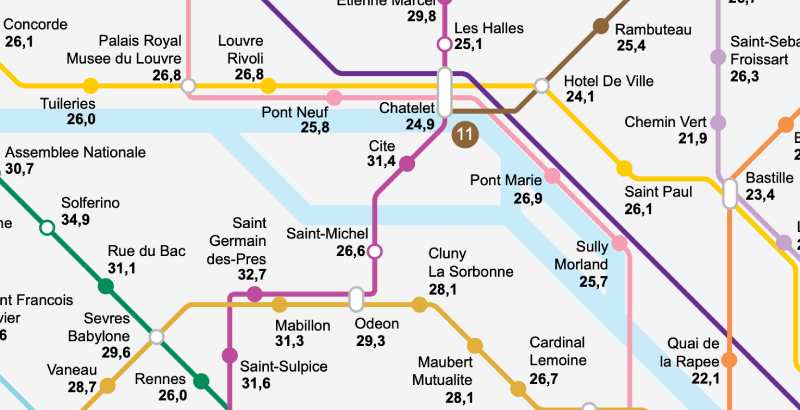 capture carte multiple paris